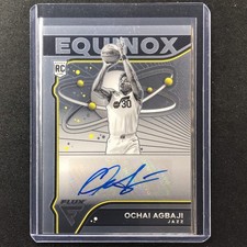 2022-23 Flux Ochai Agbaji Equinox Rookie Auto Base No Oca