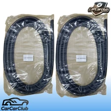 Front Door Weatherstrip Seal (2-Piece Set) Fits For Ford F150 F250 Pickup Truck