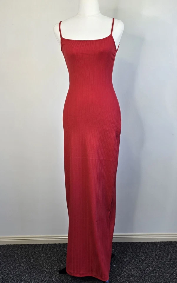 Kookai Valley Singlet Dress Womens Size AU 6 Cherry Red Bodycon BNWT (D) - image 3 of 4