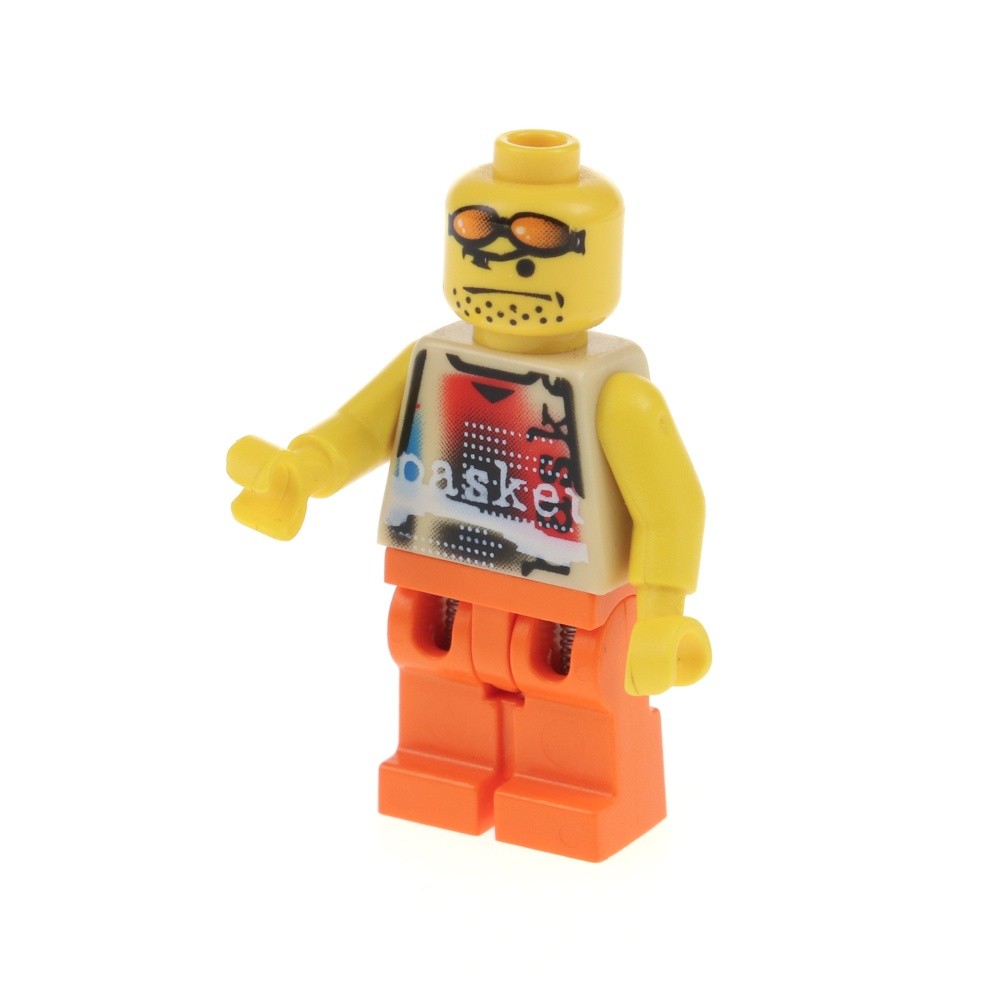 1X Lego Minifigure Sports Basketball Street Player Legs Jump Spring NBA033