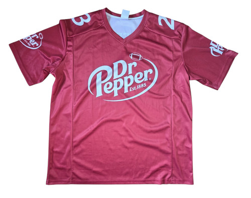 Dr Pepper #23 Promotional Team Football Style Red Jersey Shirt Size 2XL
