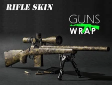 Camo Guns Wrap Skins Premium Vinyl Sticker Matte Rifle Pre-Cut GRASS-19