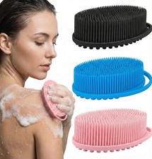 Silicone Body Scrubber Exfoliating 3 Pack, Shower Scrubber for Body,Loofah Al...