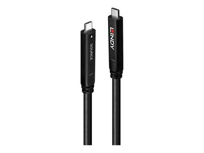 Lindy 10m USB 3.2 Gen 1 & DP 1.4 Typ C Hybrid Cable Kabel Digital/Daten 10 m