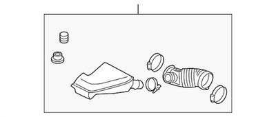 Genuine Nissan Engine Air Intake Hose 16576-JG30A