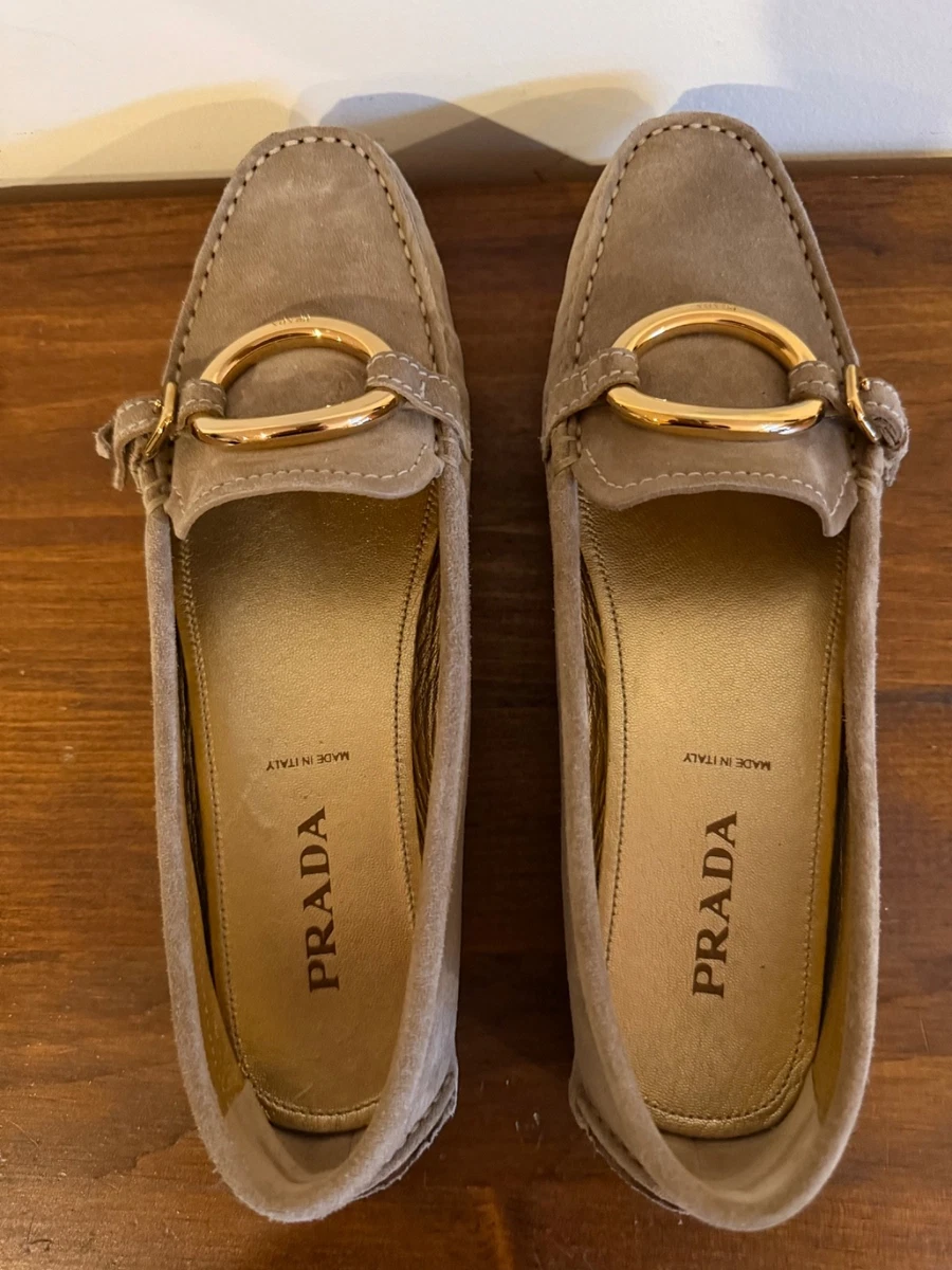 PRADA Buckle Solid Flats for Women for sale | eBay