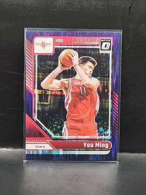 2024-25 Donruss Optic Yao Ming Legends Purple Shock #226 Rockets