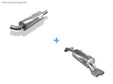  Sportauspuffanlage ab Kat Ø63,5mm VW Polo 6R GT +GTI 2x76mm rund eingerollt