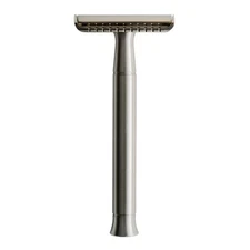 Lather & Wood Baron Classic Safety Double Edge Shaving Razor for Men 5 blades