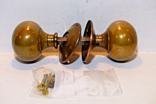 Pair of Vintage Brass Edwardian/Victorian Interior Door Knobs VGC