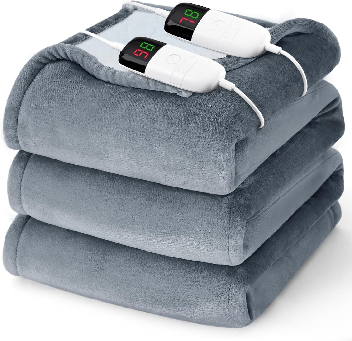Heated Electric Blanket Queen Size - 84" x 90" Heating Blank