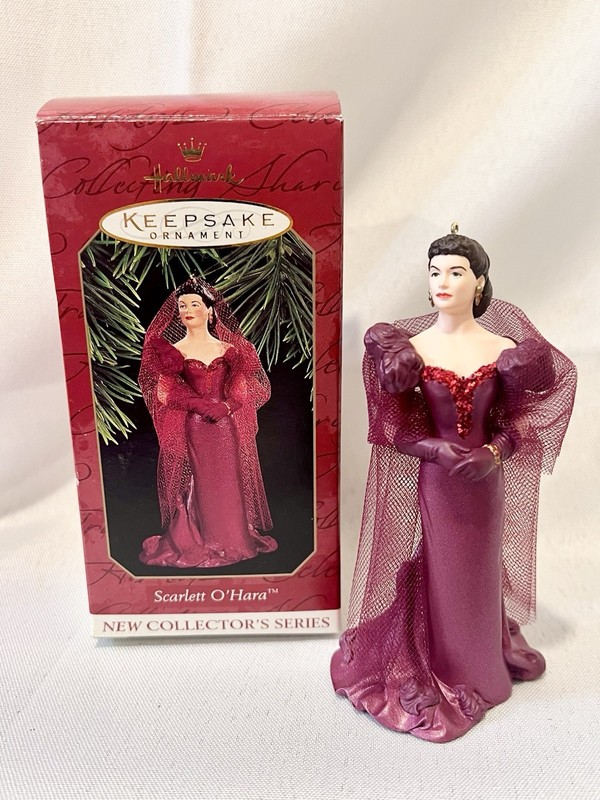 Hallmark Scarlett O’Hara 1997 First in Series Gone With The Wind Ornament Box
