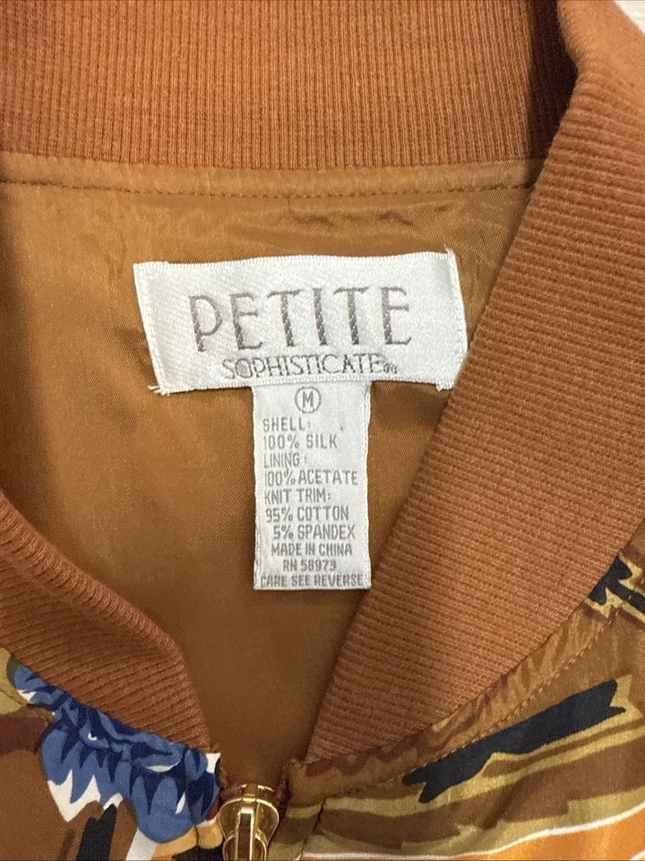 Conjunto de chándal pantalón de seda Southwest de colección Petite Sophisticate Illusions 3 piezas talla S Foto 3 de 4