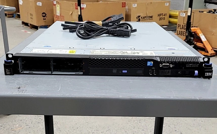 IBM SYSTEM X3550 M3 7944 AC1 Server 2*INTEL XEON X5680 12GB SEE NOTES - Image 2 of 4