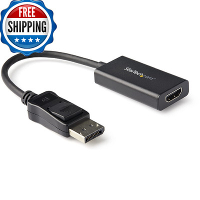 StarTech DisplayPort to HDMI Adapter 4K 60Hz HDR Active DP 1.4 to HDMI 2.0b