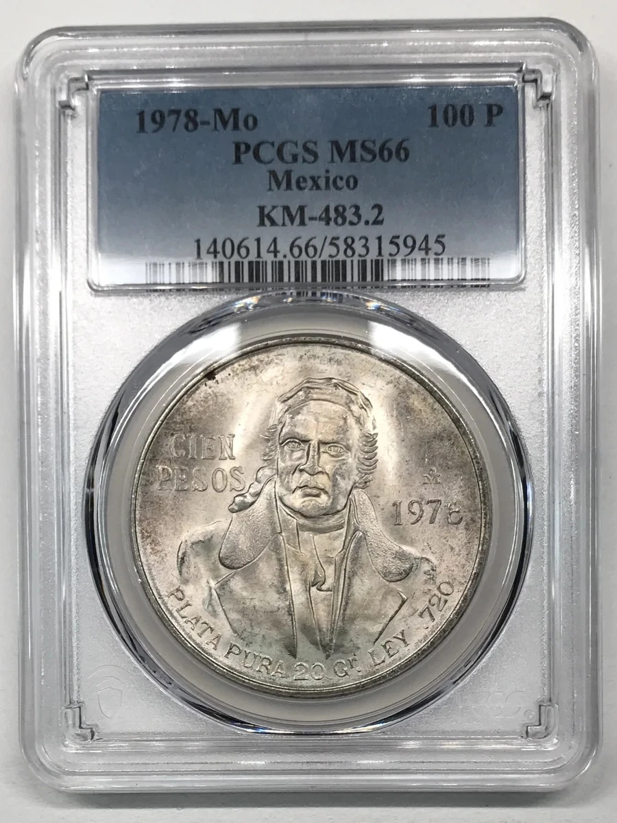 Silver 100 Pesos Denomination 1978 Mexican Coins (1905-Now) for