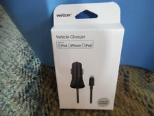 Verizon Vehicle Charger for iPod- iPhone-Ipad  NEW