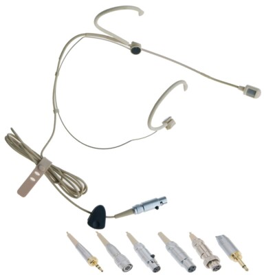 Beta300 Cardioid Headset Microphone For Shure Sennheiser AKG BeltPack Wireless