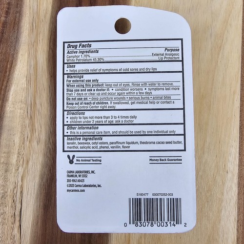 Classic Medicated Carmex Daily Care Lippenbalsam Squeeze Tubes (3 Packungen) - Bild 3 von 3