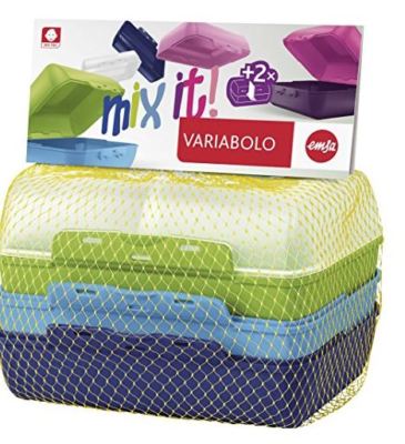emsa Brotdose VARIABOLO Clipbox Set Boys 4-teilig farbig Vesperdose Pausenbox