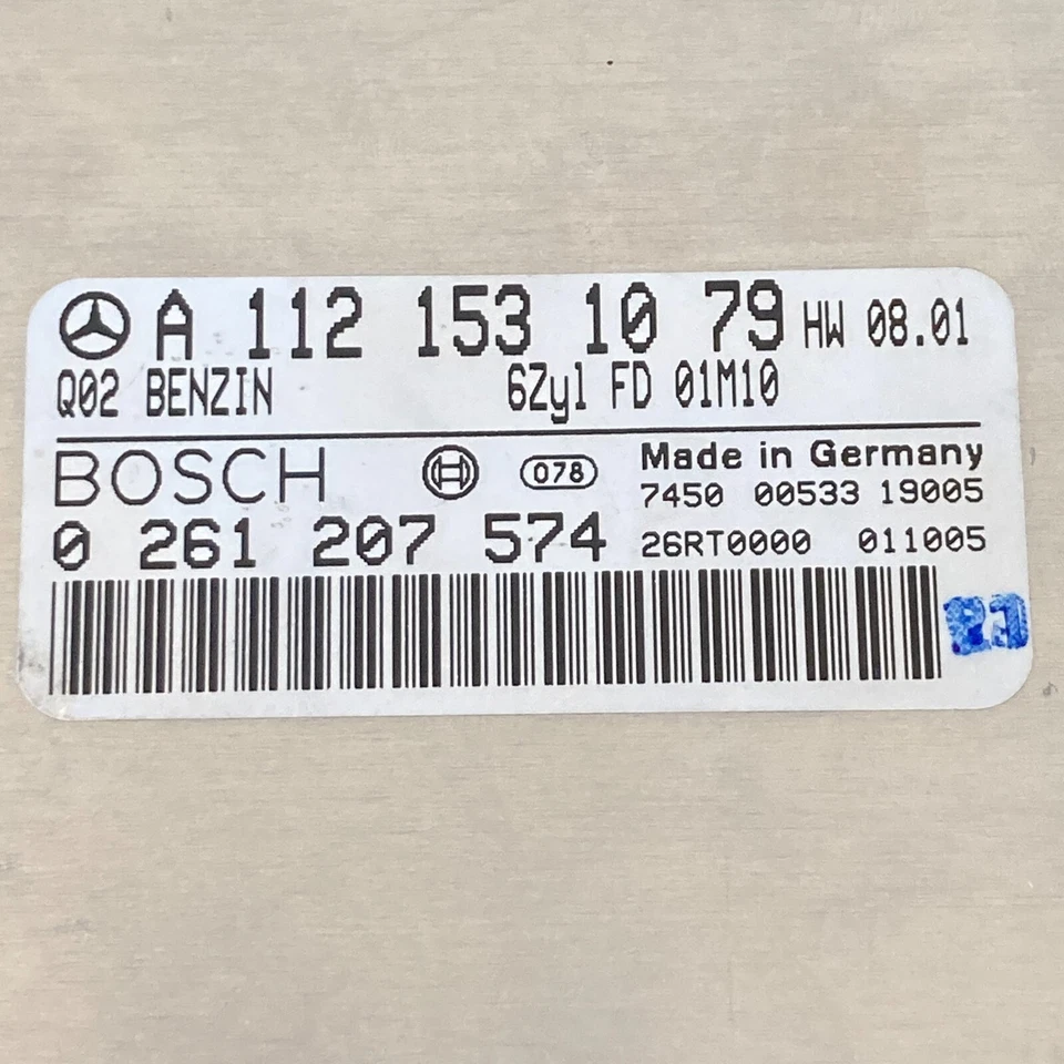 2001-2004 01-04 Mercedes-Benz SLK320 C320 ECU/PCM/ECM A1121531079/0261207574 Foto 2 de 4