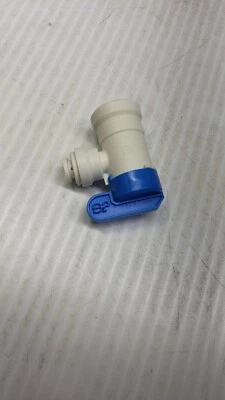 John Guest Speedfit Quick Connect Tank Shut Off Valve 1/4" X 1/4" Elbow