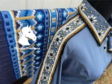 Western Showmanship Horsemanship Pleasure Show Shirt and Matching Show pad 34x40