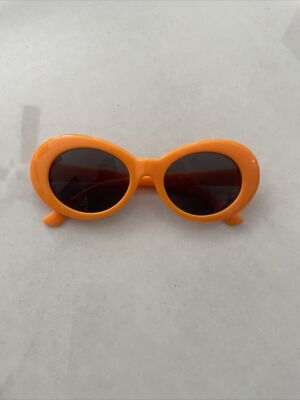 Orange Party Sunglasses Women’s Men’s New Retro Vintage Cool Style Adult 