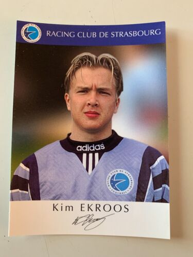 CARTE JOUEUR - RC STRASBOURG - SAISON 1998-1999 - KIM EKROOS - Photo 1/2