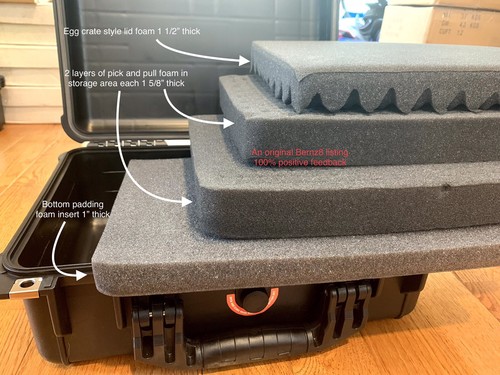 Large Black IP65 Waterproof Storage Travel Case for Graded Card Slab Holders NEW - Picture 7 of 12