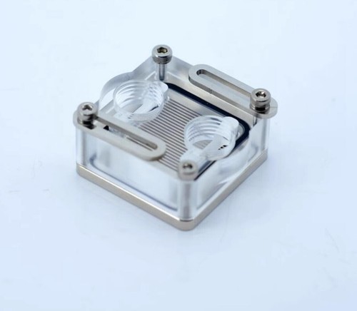 PC north bridge Drone mosfit chip 1/4G Water cooling block Acrylic copper plate