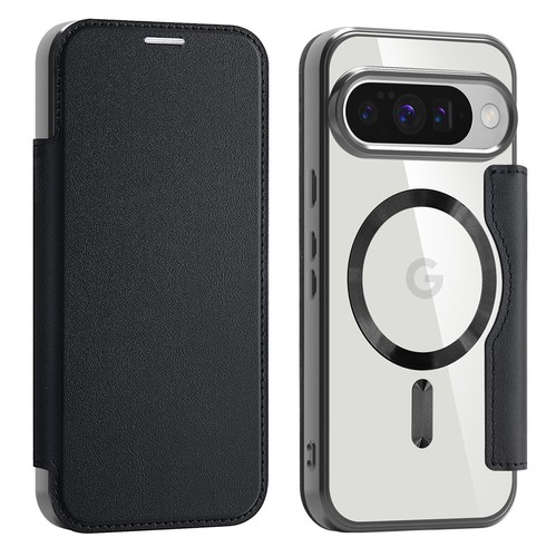 Magnetic Wallet Case for Google Pixel 10 Pro XL/10 Transparent Flip Cover - 第 9/16 張圖片