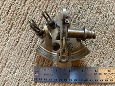 Small Brass 4" Sextant Model