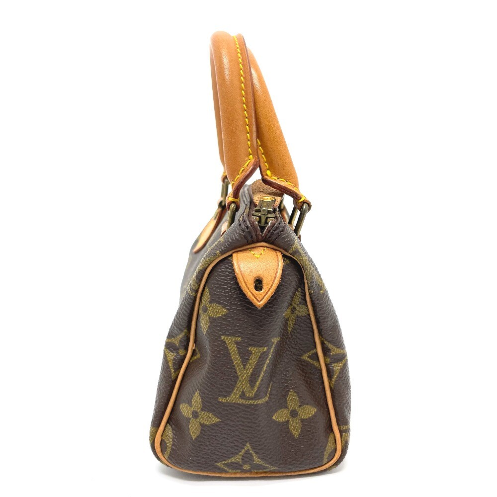 LOUIS VUITTON Monogram Mini Speedy Hand Bag M41534 LV Auth ds394