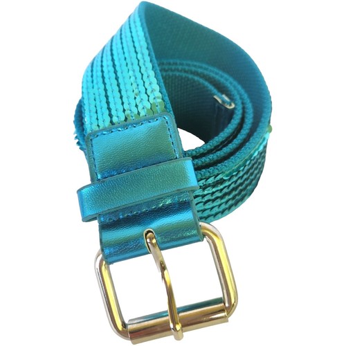 Douglas Paquette Belt Flip Flops Canvas D Ring Belt Blue  display picture 2