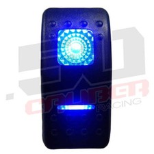 Blue LED Rocker Switch On Off On Waterproof 12V SPST Universal UTV ATV Truck RZR