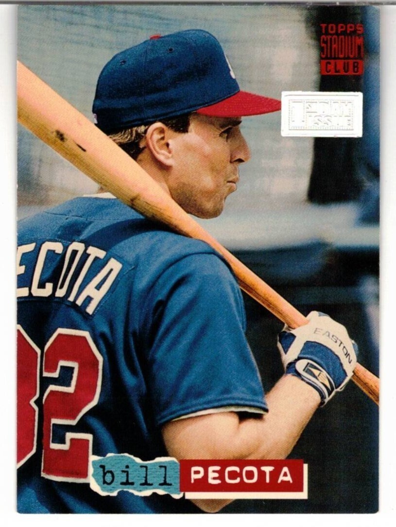 Bill Pecota 1994 Stadium Club First Day Issue
