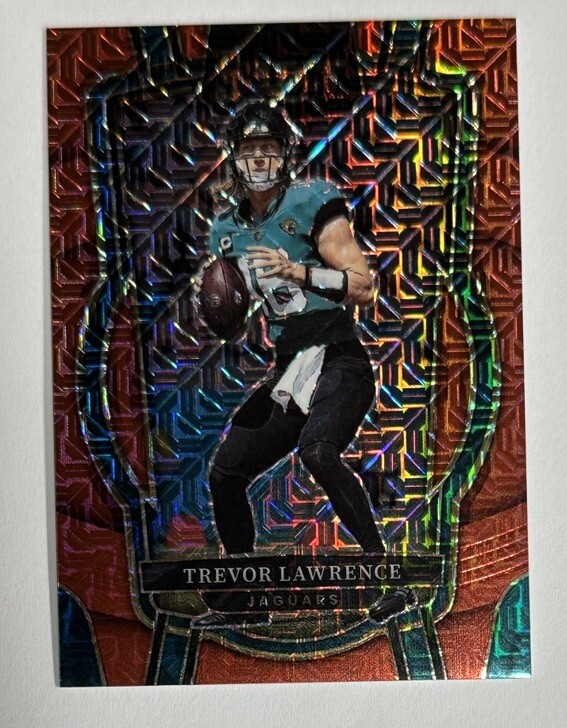 2022 Panini Select Red Mojo Trevor Lawrence 10/49 #254