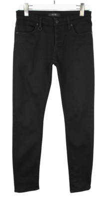Neuw Iggy Skinny Herrenjeans W30/L32 Stretch Knopf Fly Denim Schwarz