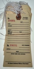 Numbered Repair Tags 100-Pack