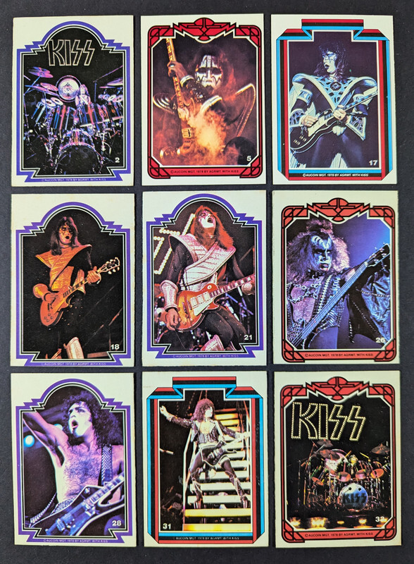 その他 trading card kiss Rare CARD no.1~no.9 KISS Trading cards from 1978. : r/KISS