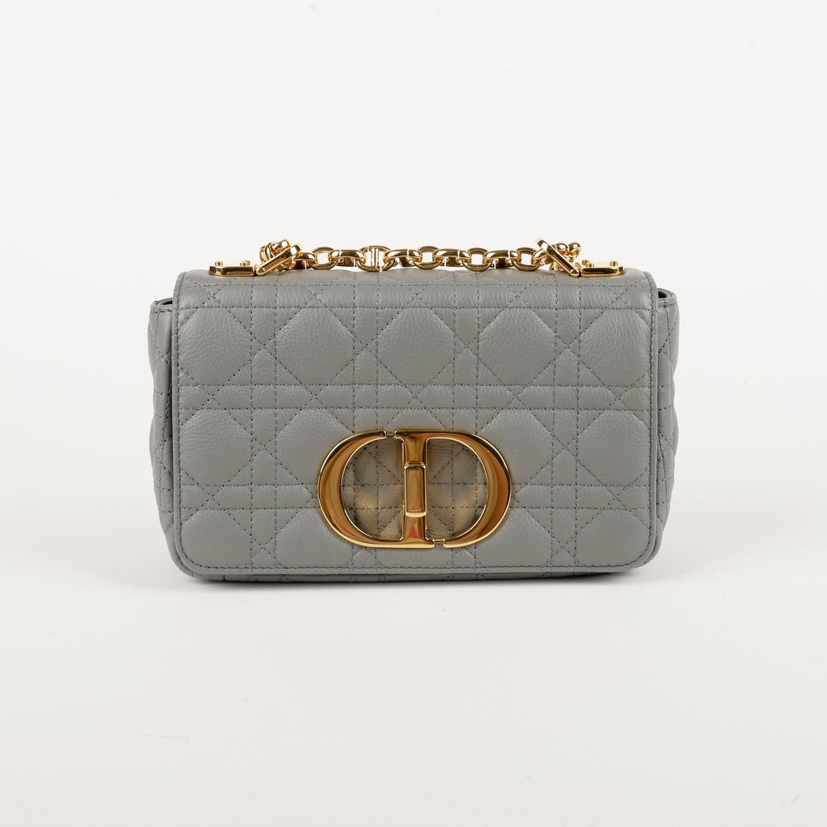 【希少☆/シルバー★】Dior Caro ミニバッグ Dior M9241UWHC Caro Small Shoulder and Crossbody Bag