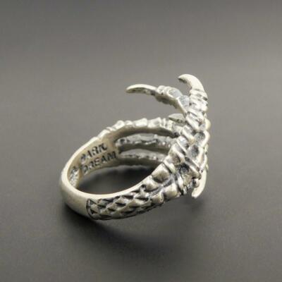 925 Sterling Silver Raven Ring: Occult Wildlife Ring for Man and Women 925 Sterling Silver Raven Ring: Occult Wildlife Ring for Man and Women