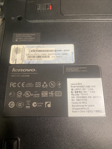 Lot of 3 Laptops HP Pavillion 9000 1250 Lenovo READ - Picture 7 of 24
