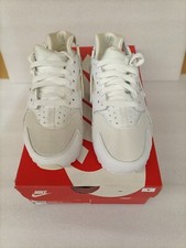 Size 5.5 GS - Nike Huarache Run Low White Pure Platinum Style 654275-110