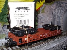 PIKO 54133 DR Wagons De Charge Avec Châssis Ép III Sur Demande Märklin Essieux