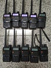 Lot 10 Retevis RT-5R  400-520MHz + 136-174MHz Two Way Radio