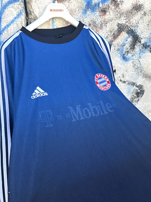BAYERN MUNICH #1 KAHN 2002 FOOTBALL SHIRT GOALKEEPER ADIDAS