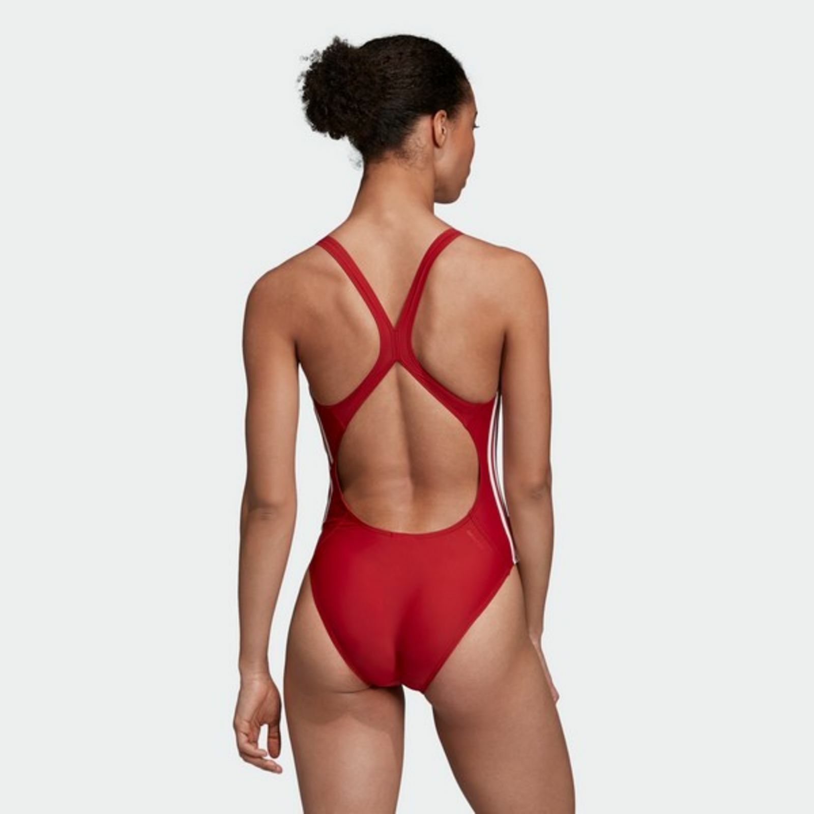 Adidas Fit Suit 3S Stripes Swimming Costume Sports \u0026 Leisure Swimsuit Wine  Red | eBay