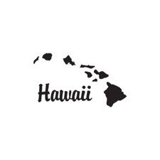 Hawaii Hawaiian Island - Vinyl Decal Sticker - Multiple Colors Sizes - Ebn2389